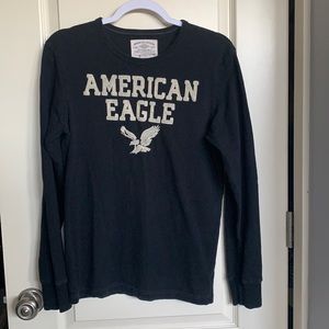 Long Sleeve American Eagle Embroidered shirt